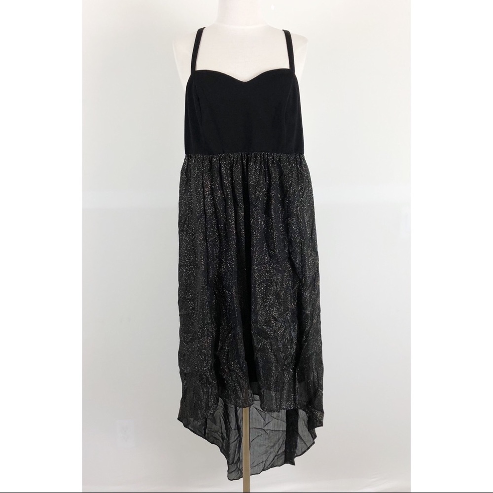 Torrid Hi-low Gold Speckled Dress - Size 14
